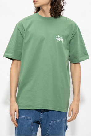 shirt Stussy - Green Printed T - The mens Brooks Distance Graphic